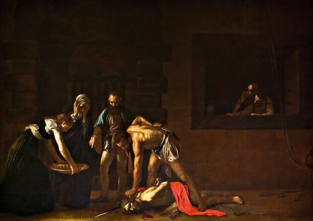 La Décollation de saint Jean-Baptiste, par Le Caravage