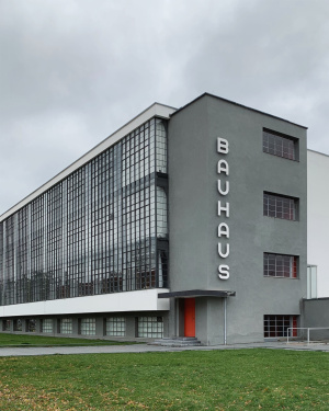 Le bâtiment du Bauhaus à Dessau