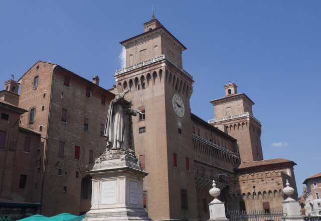 Le château d'Este à Ferrare