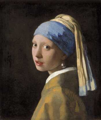 La Jeune Fille à la perle par Vermeer