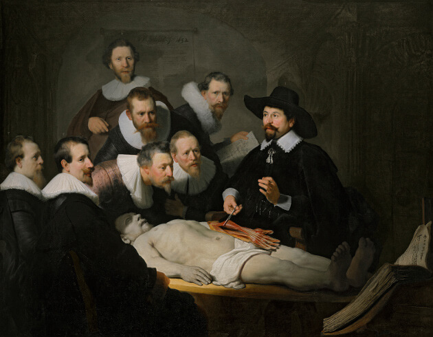 La Leçon d'anatomie du docteur Tulp par Rembrandt