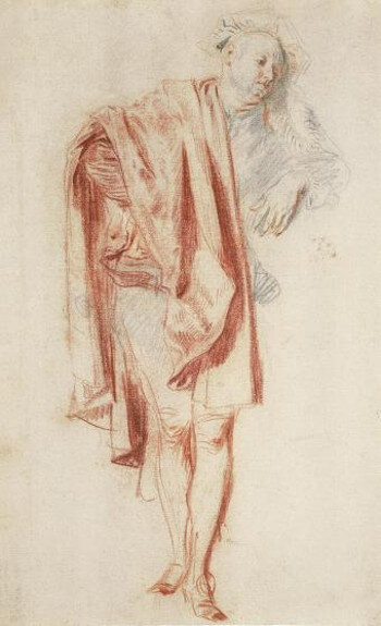 L'Homme Debout par Antoine Watteau